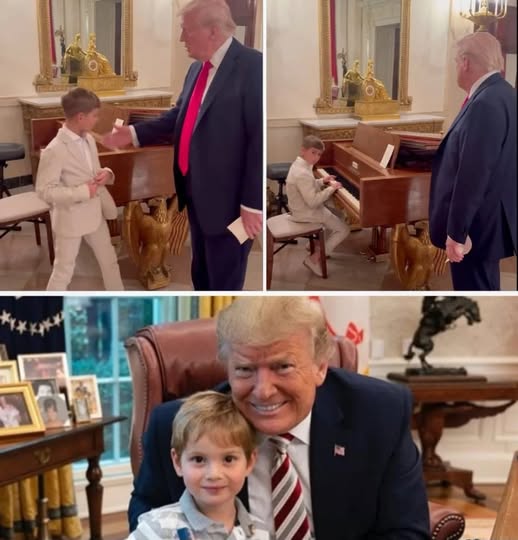 Ivanka Trump Posts Adorable Video of Her Son Theo Playing Piano for Grandfather President Trump at the White House