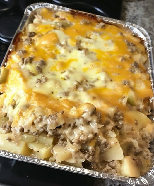 Meat and potato casserole
